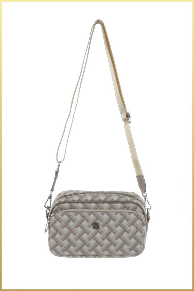 Grace Women's Cross Shoulder Bag - Cream