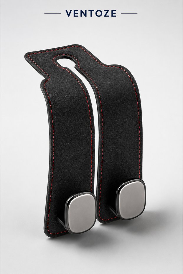 Car Seat Strap | Magnetic Faux Leather Headboard Hanger | Bag and Pouch Holder
