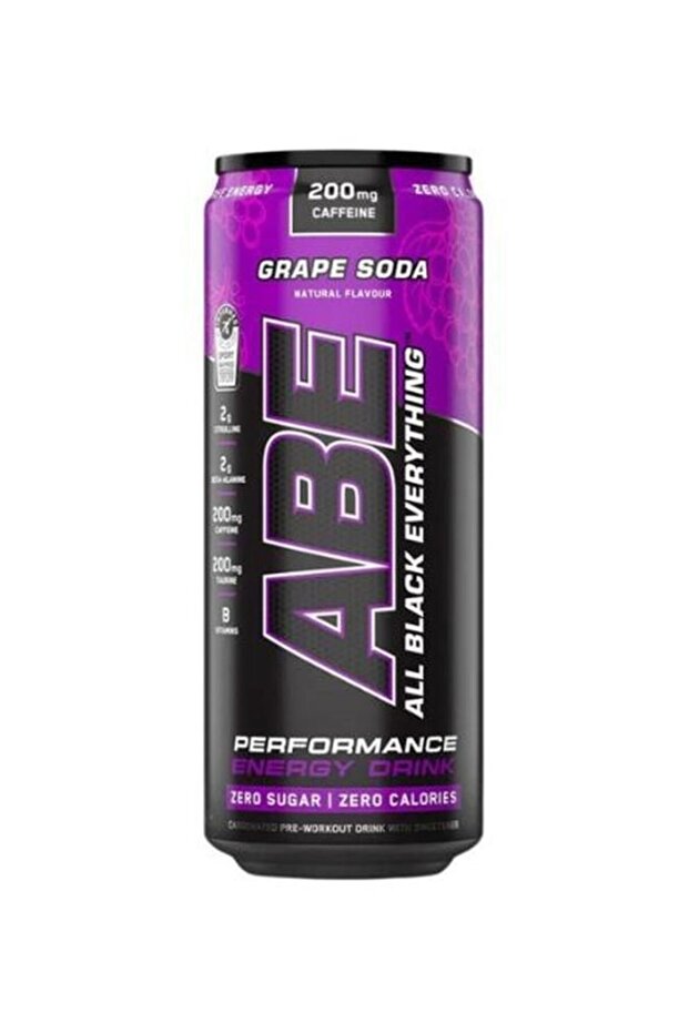 Pre-Workout Grape Soda Energy Drink 330ml