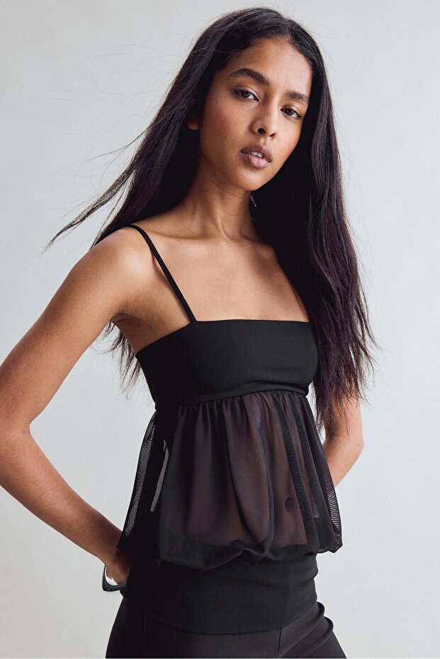 Fitted mesh balloon top