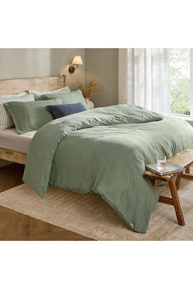 Yard Lark Muslin Cotton Duvet Cover Set