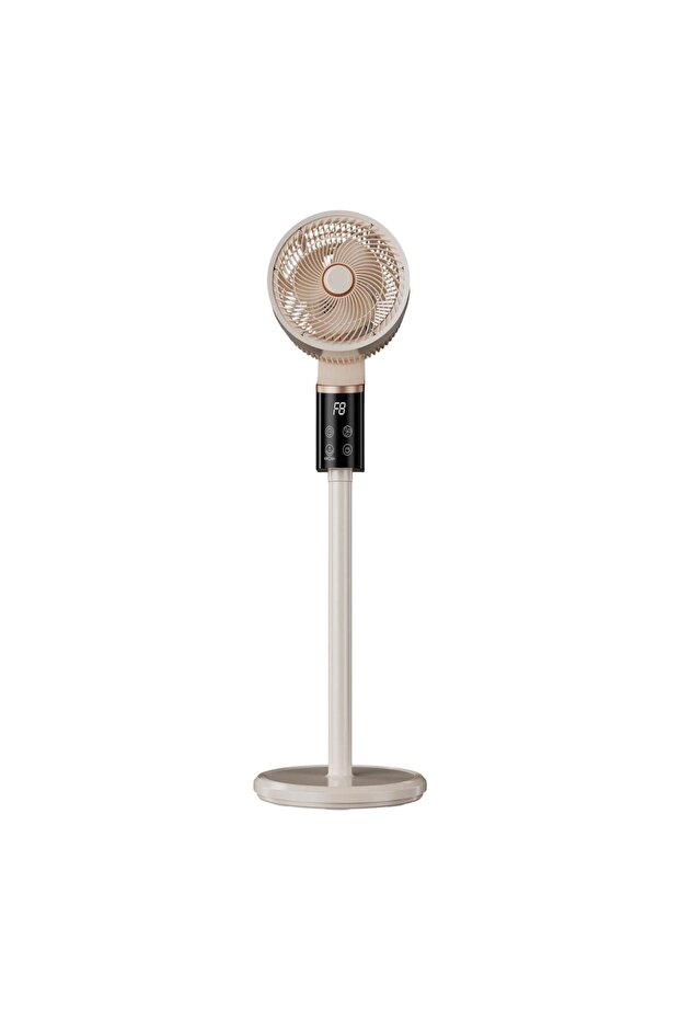 3D Oscillating Circulation Fan with Remote Control, 12-Hour Timer & Adjustable Speed