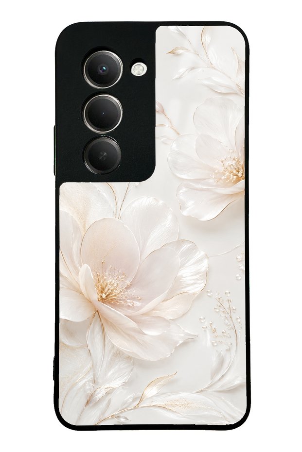 Xiaomi Redmi 15 Ivory Pearl Blossom Design Glossy Phone Case