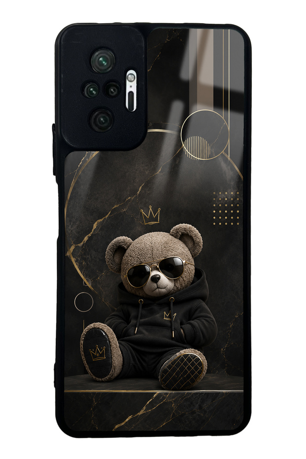 Xiaomi Redmi Note 10 Pro Royal Teddy Design Glossy Phone Case