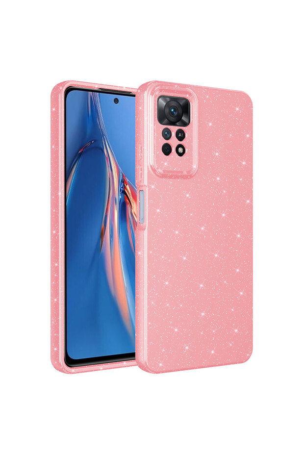 Xiaomi Redmi Note 12 Pro 4g Case Camera Protected Glittery Silicone Superior Protection Senk