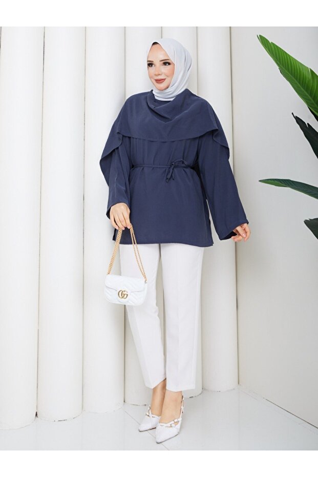 Tunic with Cape Detail