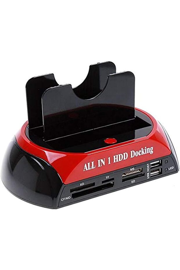 All-In-1 Docking Station Dual IDE SATA External HDD - 3TB