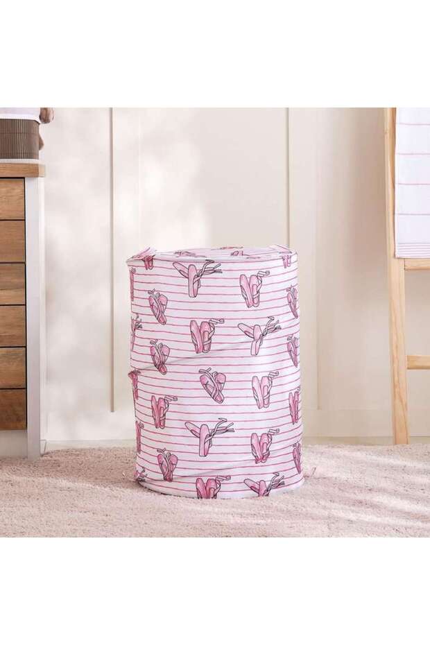 Ballerina Laundry Hamper 38x50cm-Pink