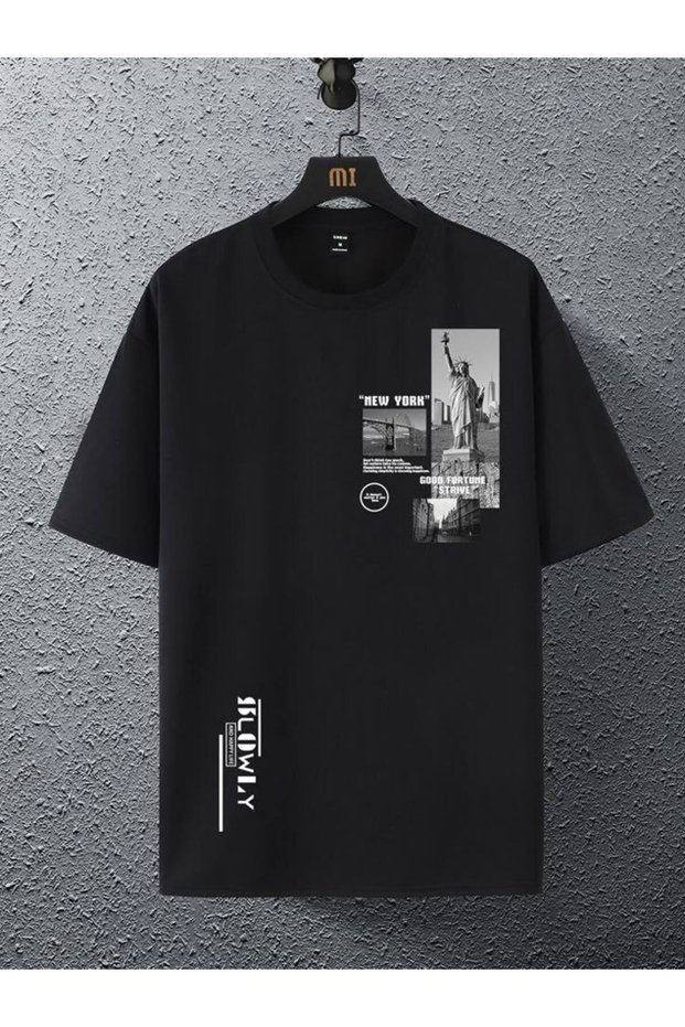 Calle Unisex Colorful Oversize Printed T-Shirt Streetwear Comfortable Fit Daily Premium