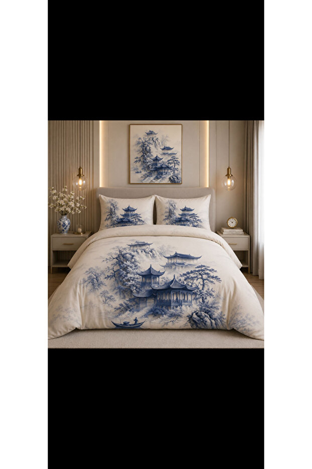 3D Duvet Cover Set Double