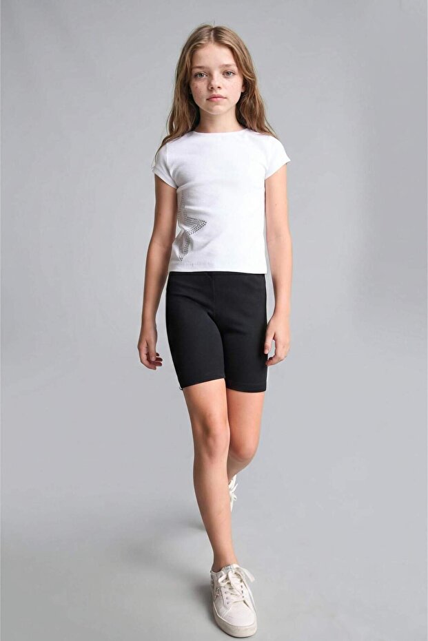Modal Black Tights for Girls I1537A826Hs