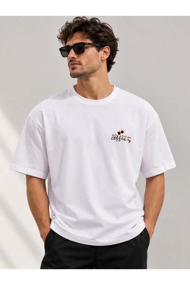 Coffee Design 100% Cotton Unisex Basic T-Shirt