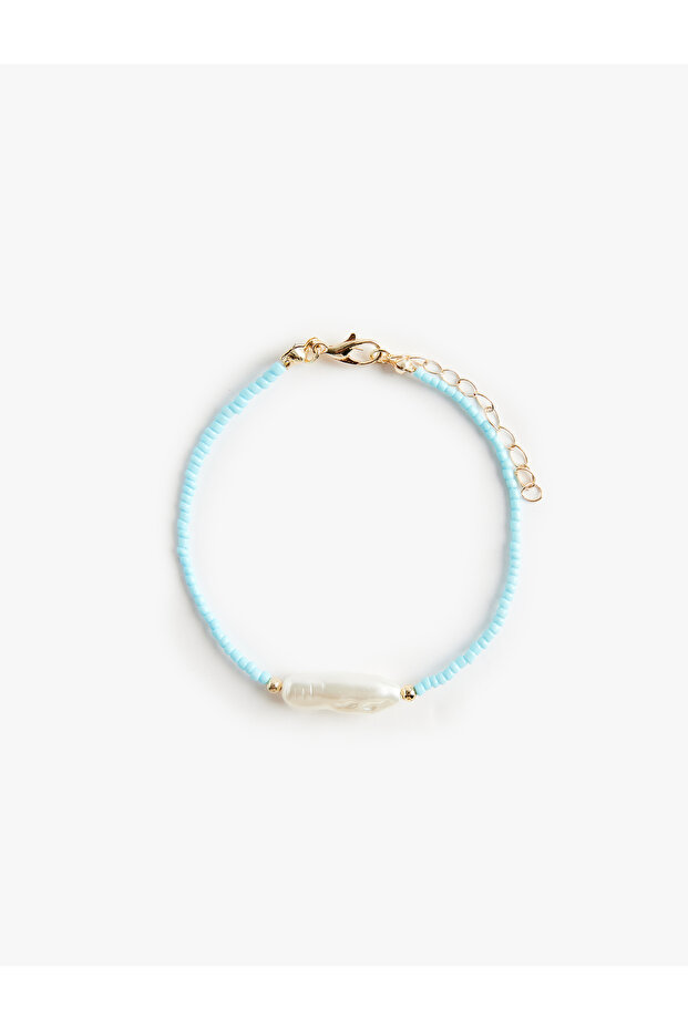 Pearl Detailed Beaded Bracelet