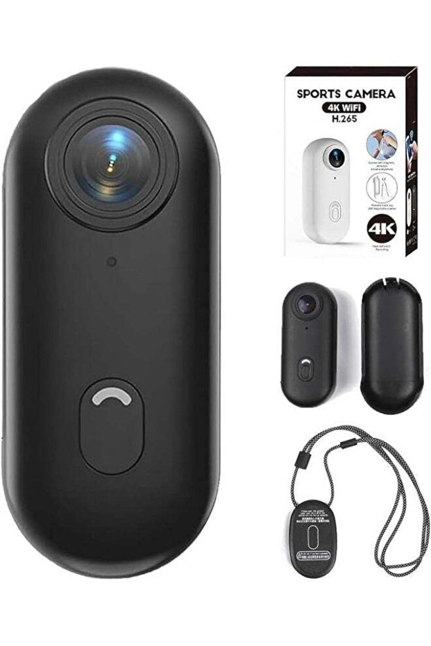 4K Wearable Magnetic Action Camera with WiFi for Cycling, Hiking & Vlogging