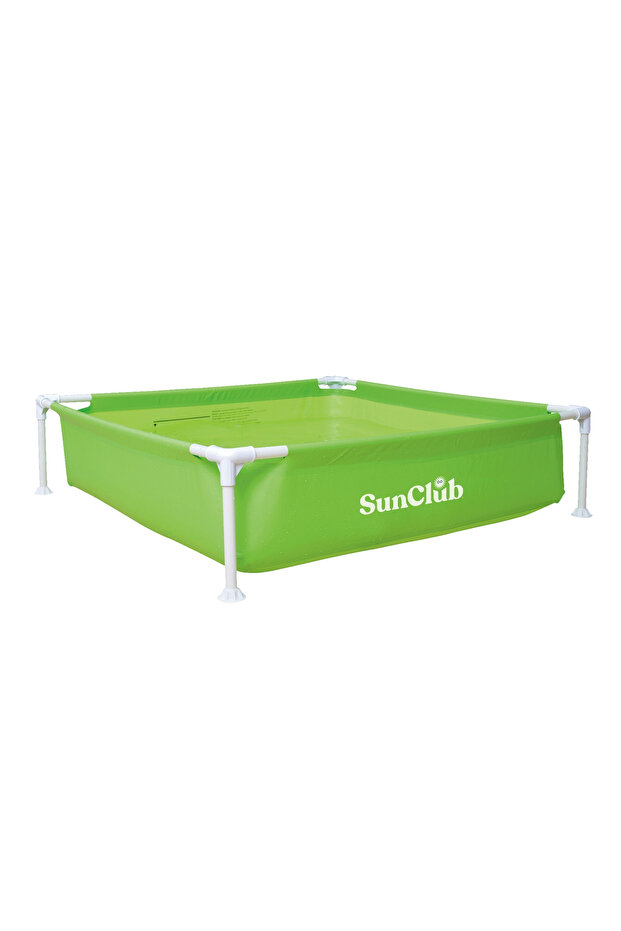 120cm Circular Inflatable Kids Pool, Easy Setup, Green