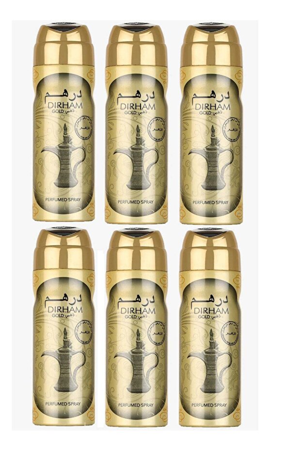 Body Perfumed Spray Gold 200ml (Pack of 6)