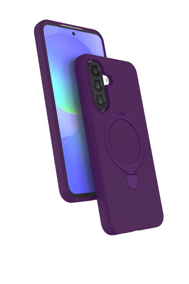 Matxzngz Galaxy A26 Cover with Regal Magsafe Stand - (154602) Deep Purple