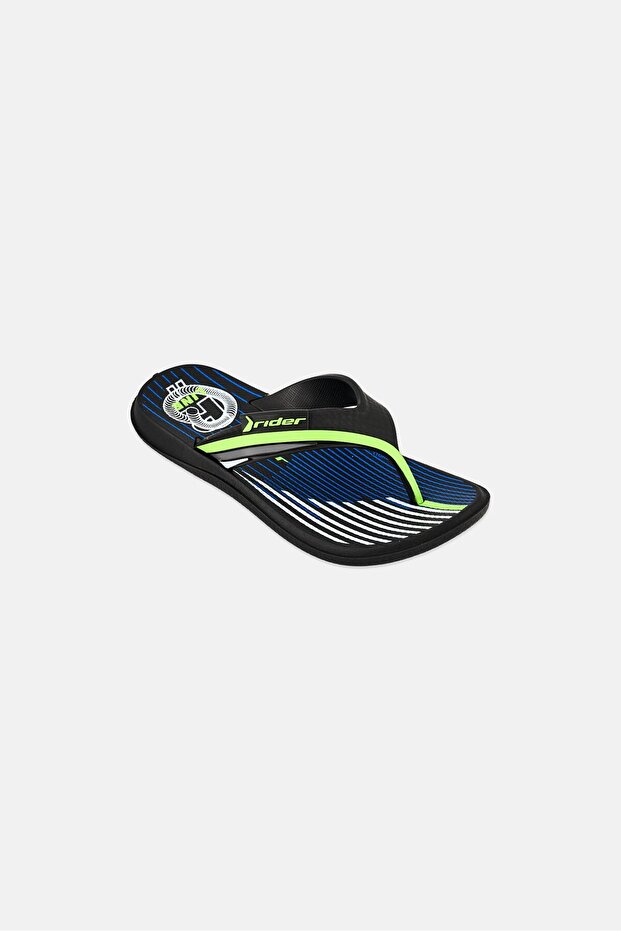 Kids Boy R Line Slip On Sandals, Black