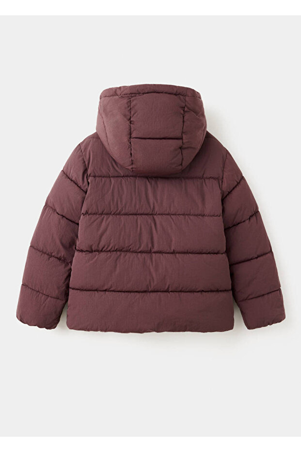 Kapüşonlu kapitone anorak - 2