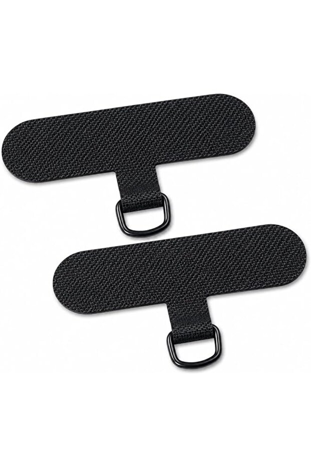 Suitable for mobile phone lanyard labels, mobile phone lanyard patches, and replacement parts for all complete phone cases (black)