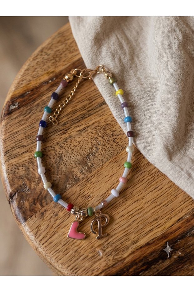 (P) Lettered Anklet