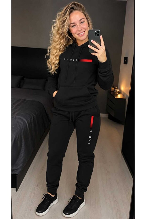 Unisex Character Hooded Sweatshirt Set - Face and All-Over Surface Printed, Comfortable Lace-Up Hoodie