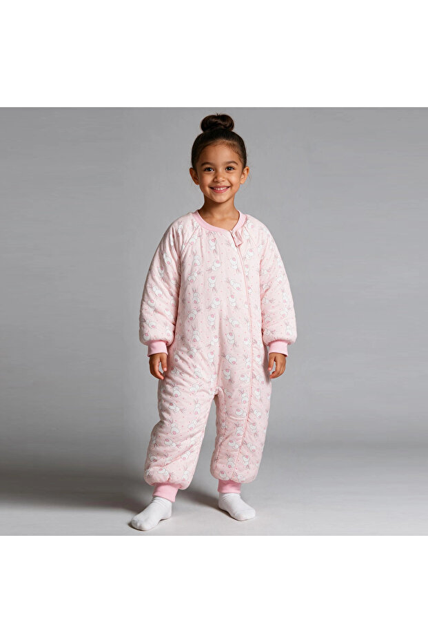 2.5 Tog Fiber Sleeping Bag with Zipper 100% Cotton 2-8 Years