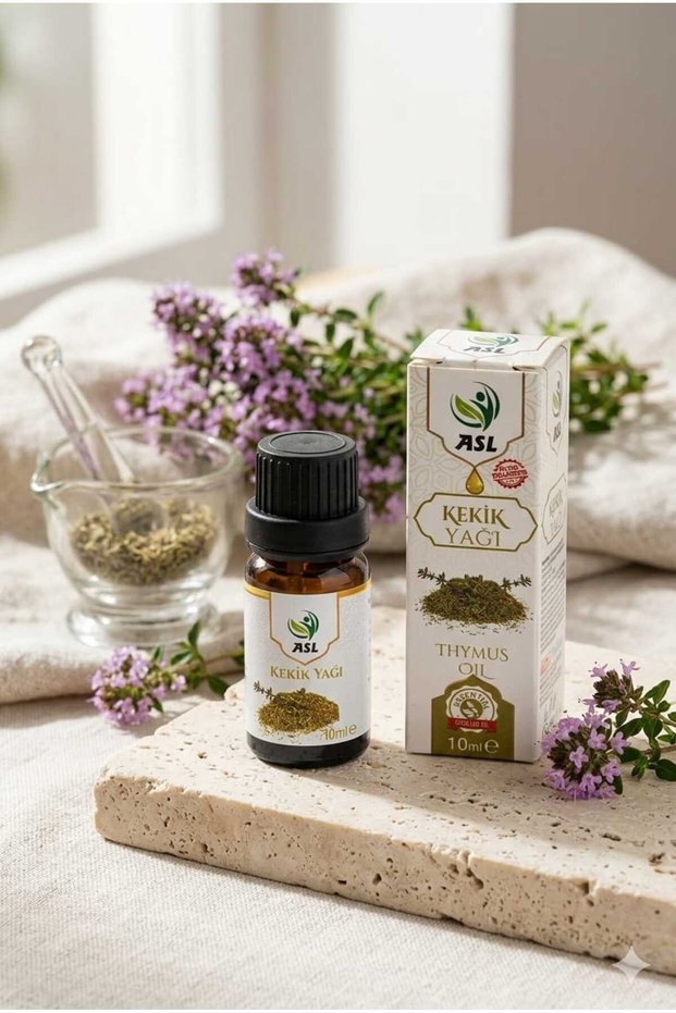 Thyme Oil 10 ml | 100% Natural Thyme Essential Oil | Pure and Without Additives | Herbal Oil for Aromatherapy, Steam, Massage, and Skin Care