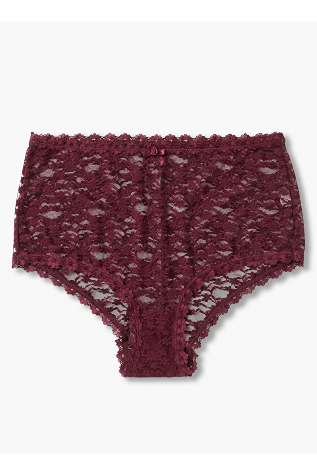 Briefs Boyshorts Mid Waist Floral Lace