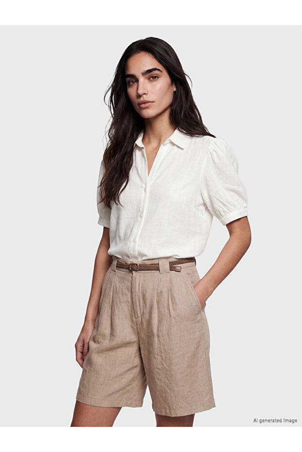 Lcw Vision White Regular Fit Women's Shirt