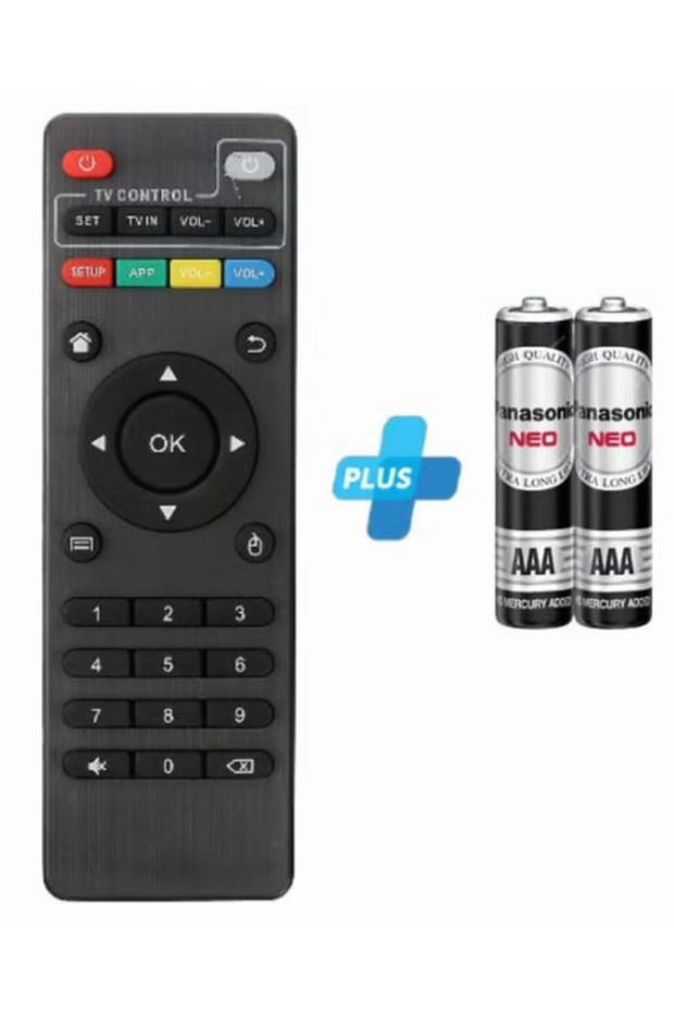 Android TV Box Remote Control with AAA Batteries, Compatible with Kings MK Pro, etc. | Flare Gadgets