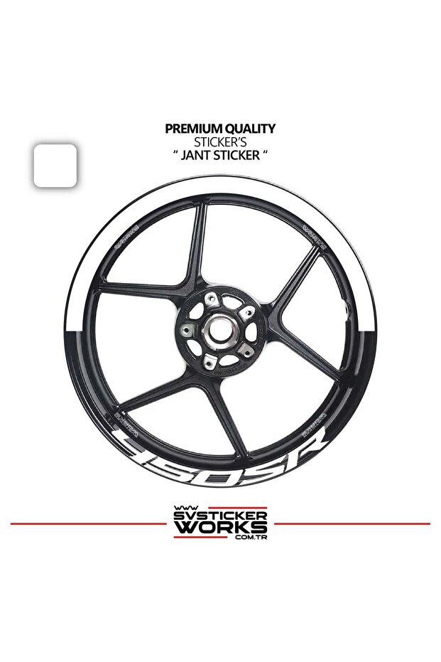 Cfmoto 450Sr Wheel Rim Strip – Half Rim Covering & 450Sr Lettering Sticker Set