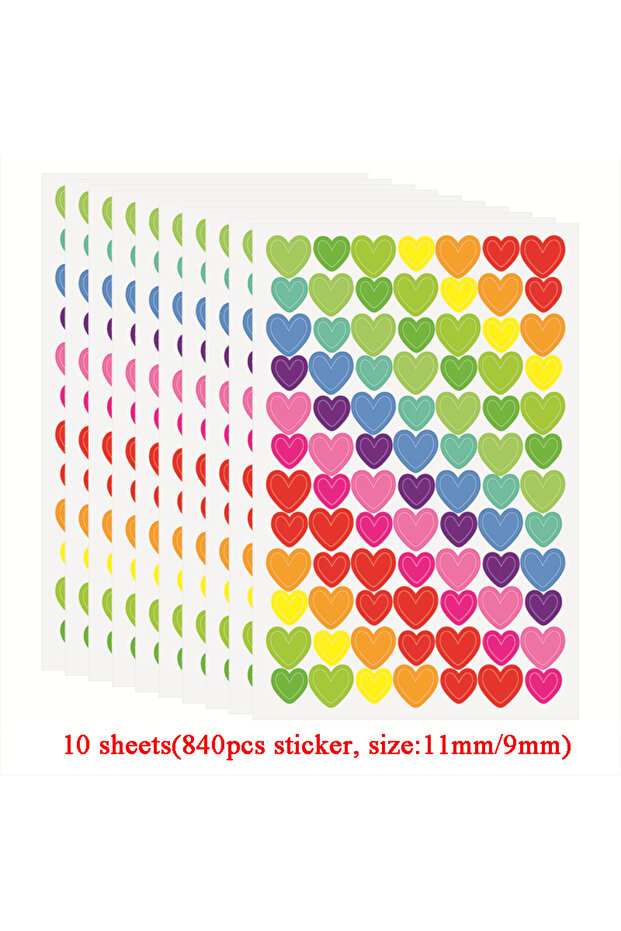 10 sheets 327-2250pcs Cute Notebook Laptop Decals Star Number Letter Reward Sticker For Teacher Pare