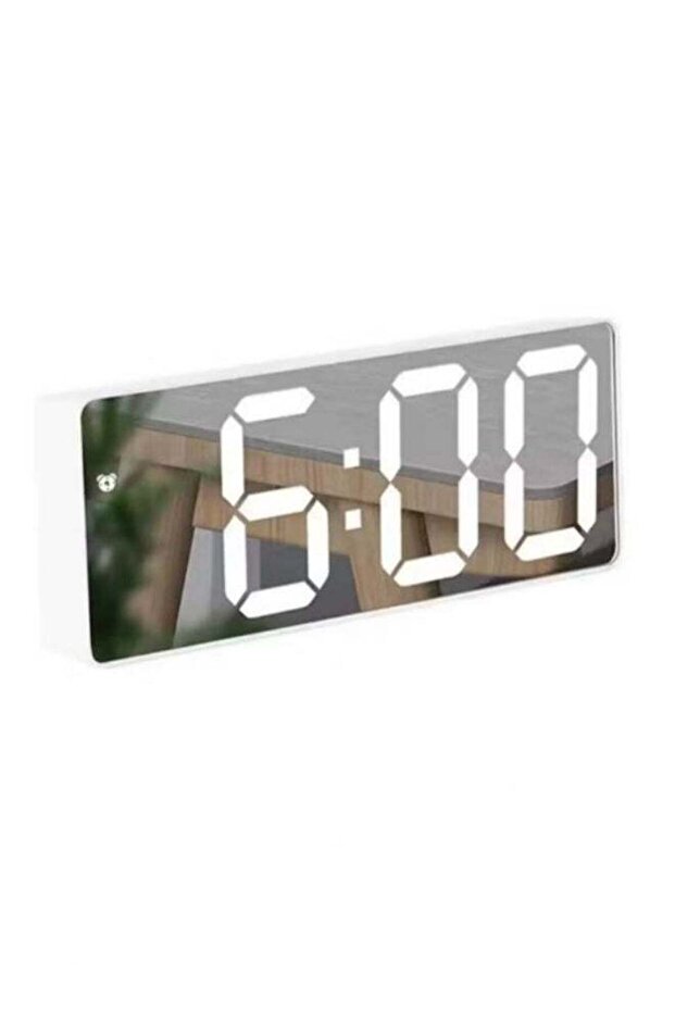 Smart Digital LED Alarm Clock with Voice Control, Temperature Display, Adjustable Brightness