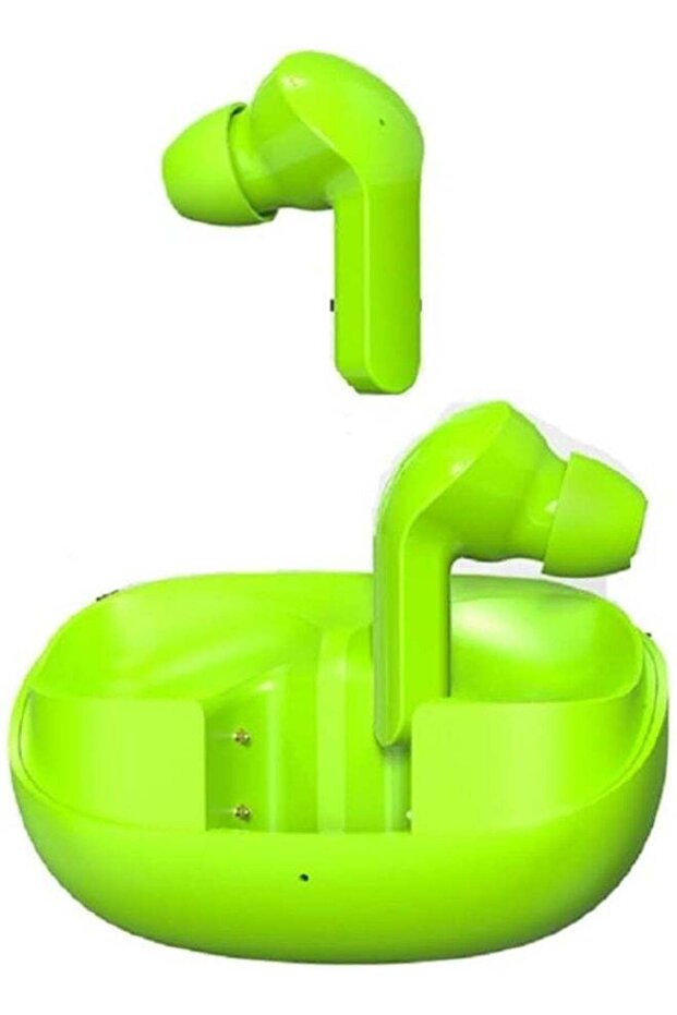 Wireless Earbuds with Charging Case – Bluetooth 5.3 Earphones, Noise Cancelling Mic, Stereo Sound & Touch Control (Green)