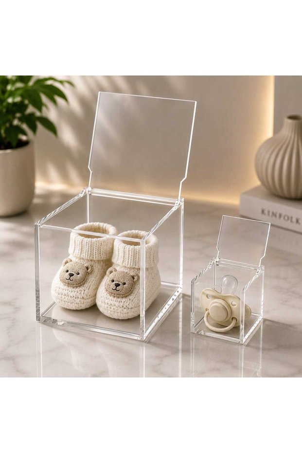5mm Transparent Plexiglass Acrylic Box with Lid 14X14 cm