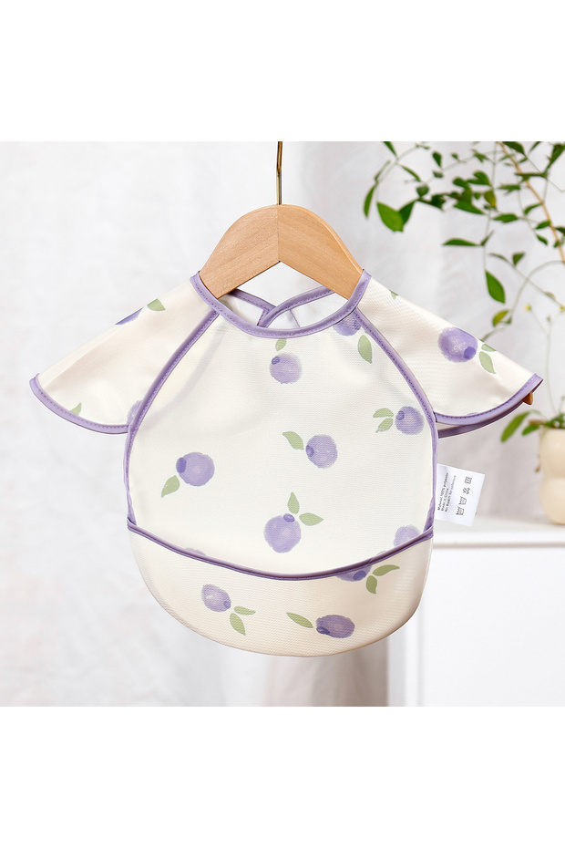 CC63 #My Soft Life# New Waterproof Baby Sleeveless Feeding Bib Fashion Full Body