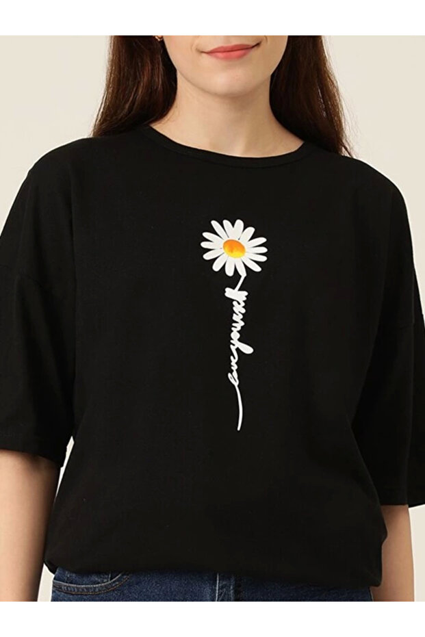 Printed t-shirt - black