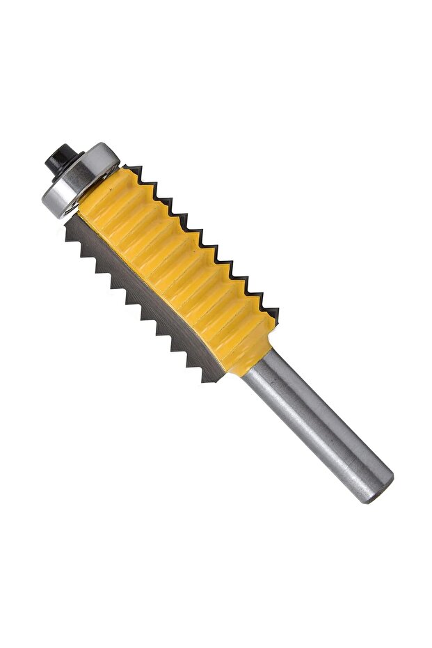 Glue joint cutter, 8 x 55 mm, suitable for edge trimmers, with grooved teeth.