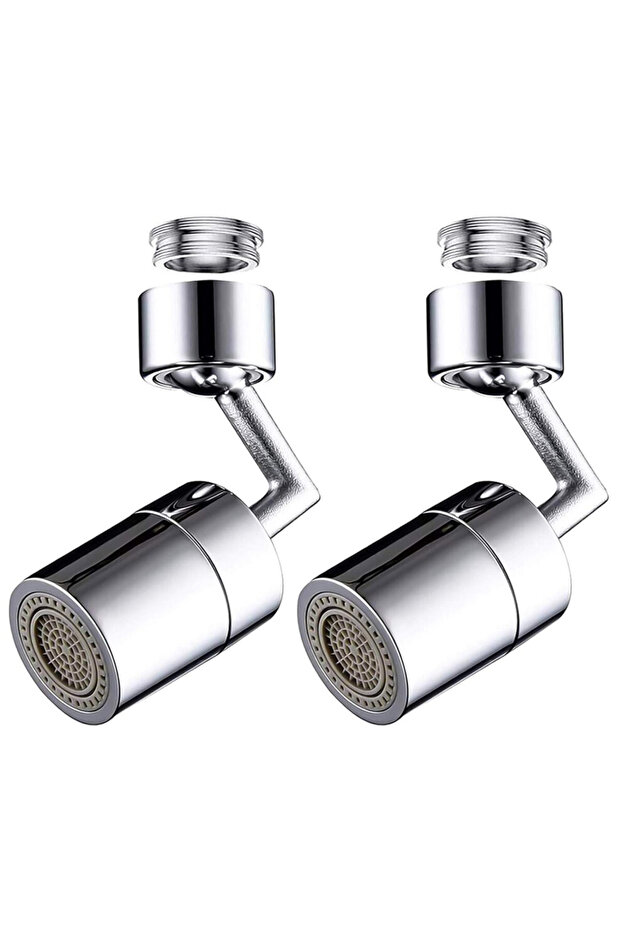 The two faucet aerators are made of reinforced solid copper and can rotate 720 degrees for optimal performance. They are easy to install and durable.