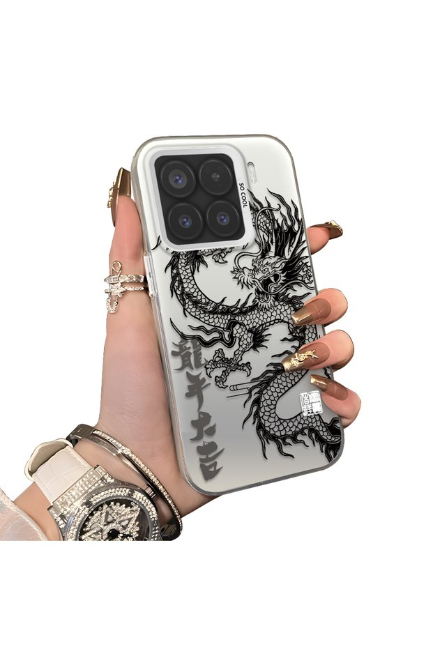 Xiaomi Mi 15 5g Compatible Hard Acrylic Back Silicone Edge Lens Protection Case