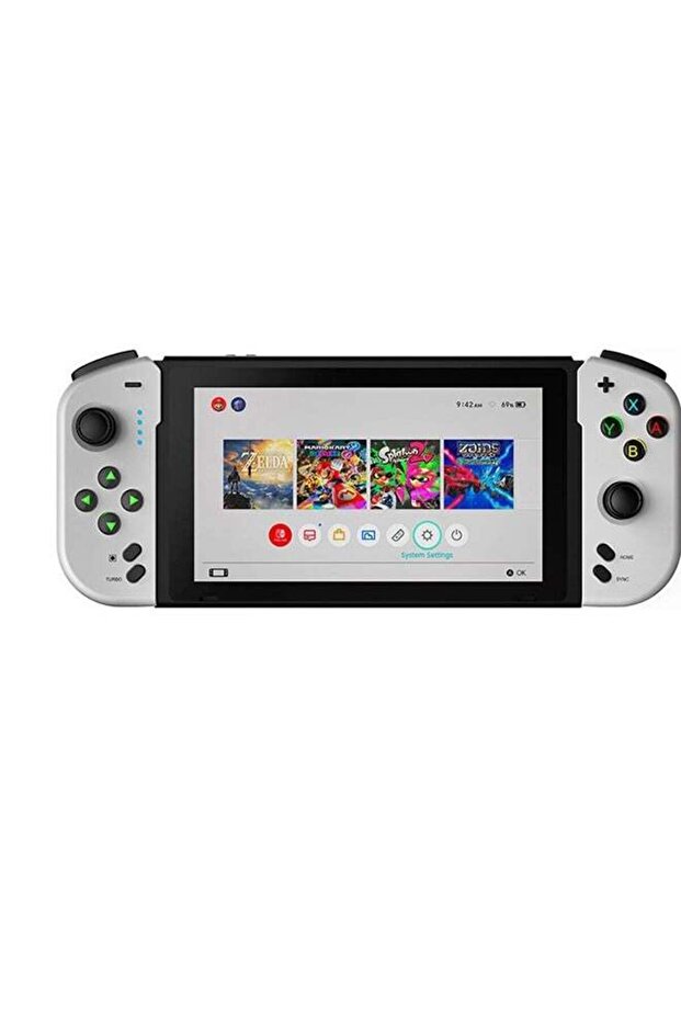 وحدة تحكم Joy Cons متوافقة مع نينتندو سويتش OLED، وحدات تحكم لاسلكية تدعم الاهتزاز المزدوج/الاستيقاظ/التحكم بالحركة - 3