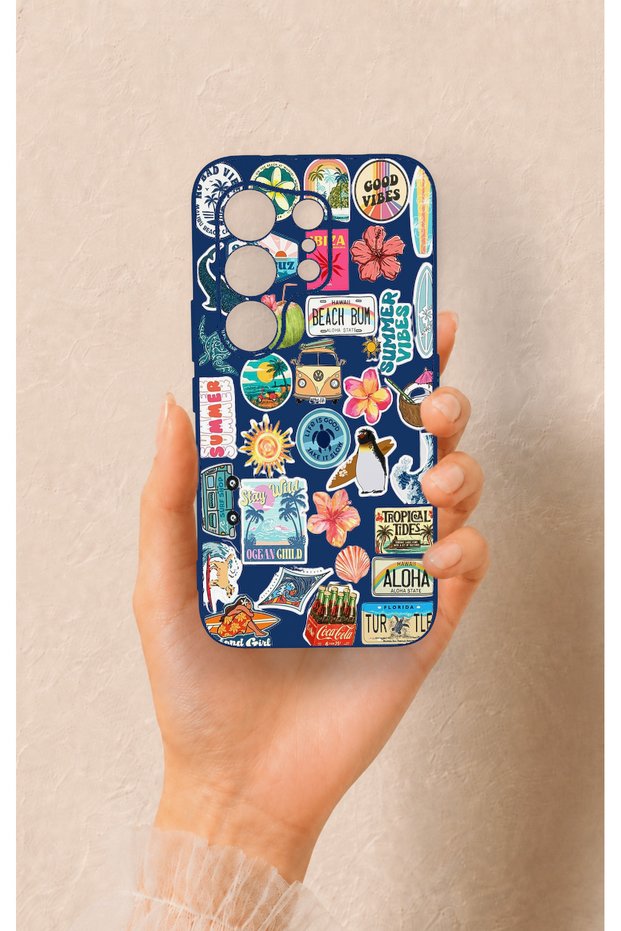 Tecno Camon 50 Pro 4g Compatible Summer Vibes Patterned Silicone Case