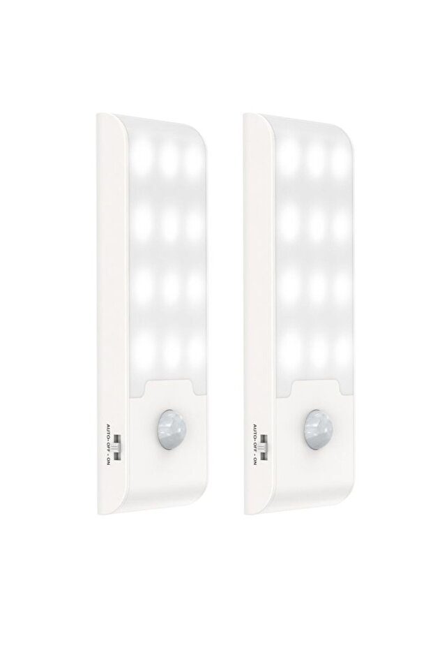 Sensor light, 2-pack children's night light, LED night light, 3 modes, USB charging