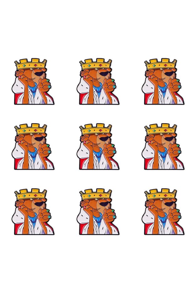 9pcs 9pcs Cartoon Prince Enamel Pin Set Funny Brooch For Coat Women's Brooches Collar Lapel Pins Met