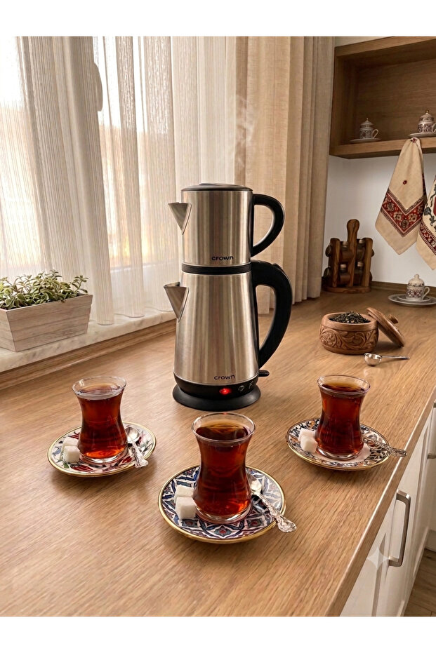 Çelik çay makinesi