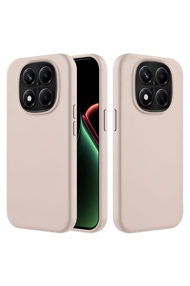 Xiaomi Redmi Note 15 Pro 5g Compatible Case Velvet Erasable Launch Case Beige
