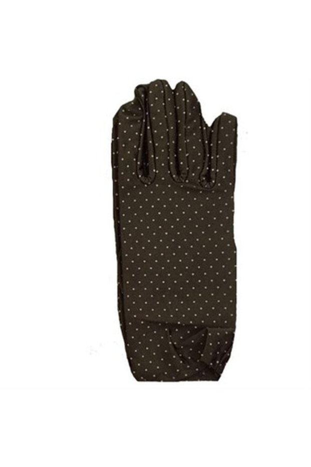Brown Polka Dot Children's Gloves (5691)