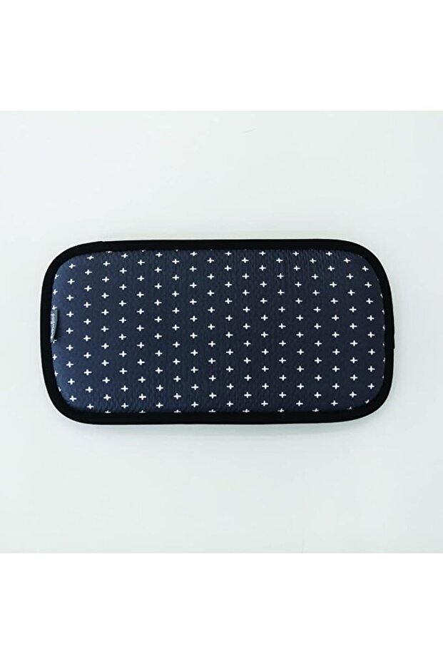 3D Mesh Pillow for Kids, Cross Navy