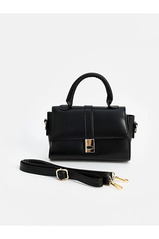 Leather Look Women's Shoulder Bag (W6)